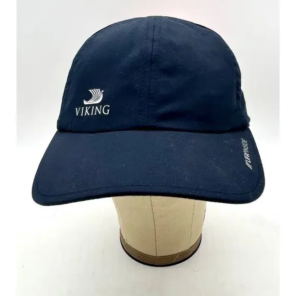 New HELLY HANSEN Navy Viking Yacht Cruises Hat Deck Crew Sailing Boat Baseball - Picture 3 of 12